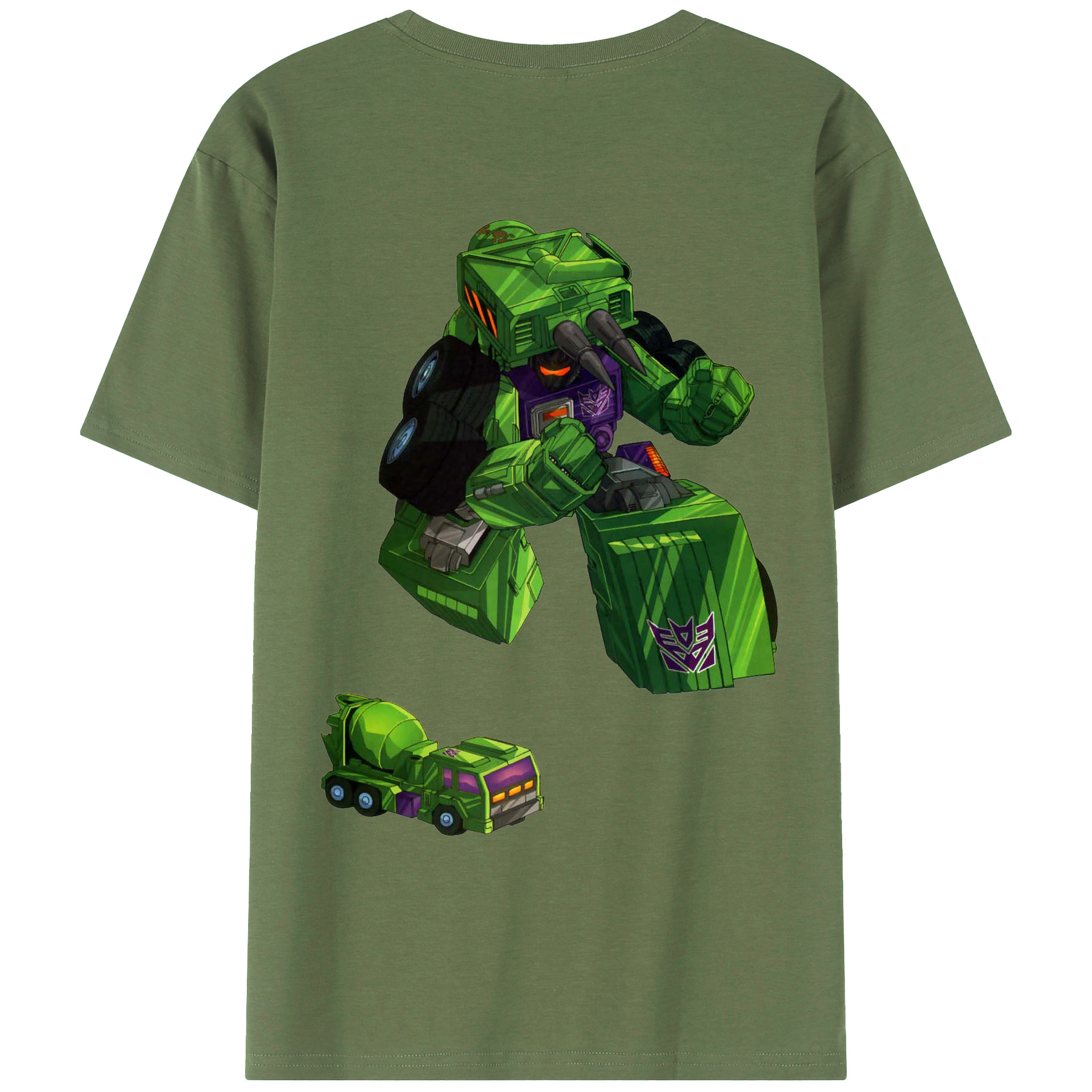 （画像用）  綿100％ メンズ半袖Tシャツ（バックプリント） 通気性